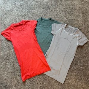 Set of 3 Lululemon Swiftly Techs!